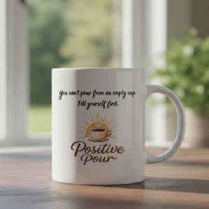 Positive Pour Mug- You Can't Pour From an Empty Cup